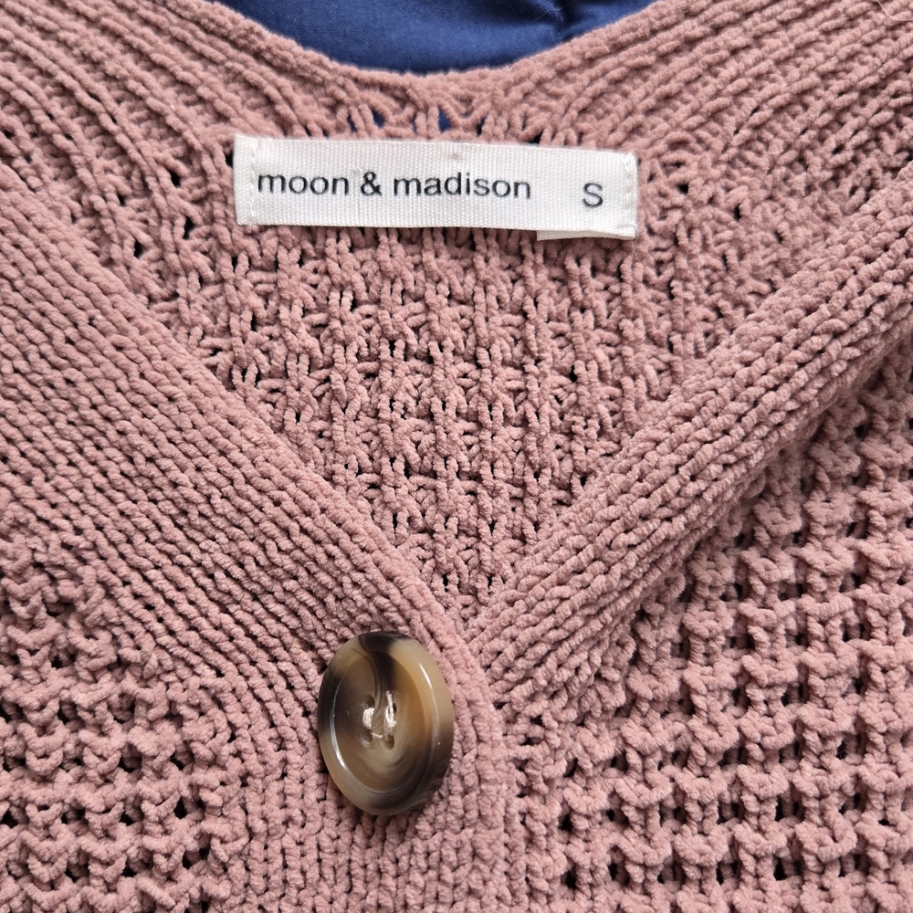 🎀Mauve Button-Up Cardigan - Picture 4 of 4